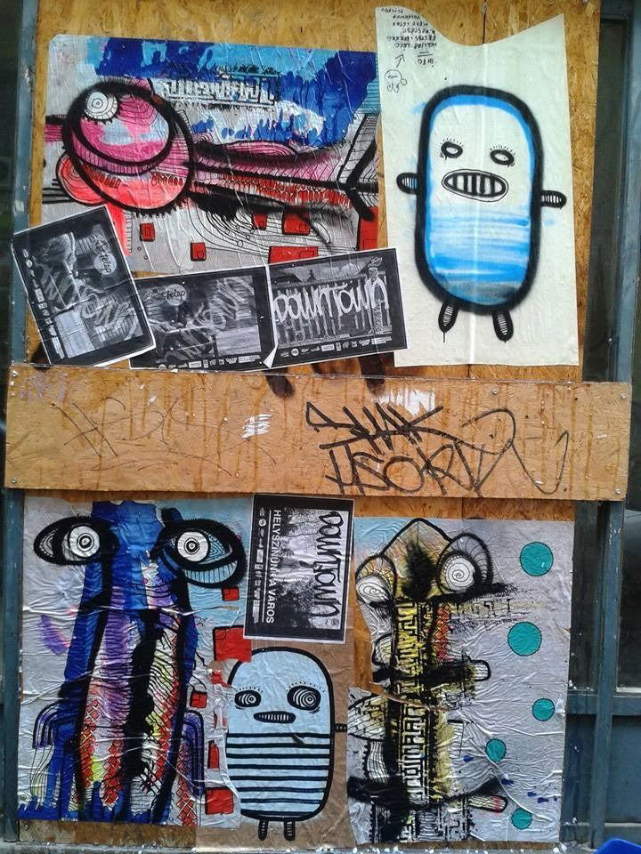 Graffiti Street Art - Photo by dirtyartterror - INFO, NAAMLOOZZ, DOWNTOWN (2014)