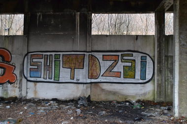 Graffiti Bombing - Photo by dirtyartterror - shitdzsi, dat, rhl (2016)