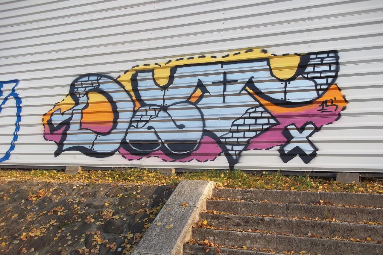 Graffiti Wall in Budapest - Photo by dirtyartterror - DAT (2015)