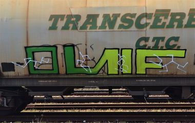 Graffiti Train - Photo by dirtyartterror - onif (2017)