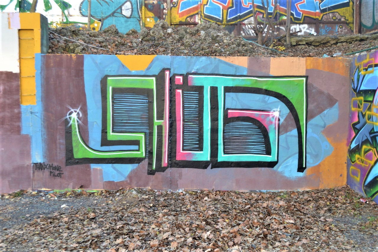 Graffiti Wall in Szeged - Photo by dirtyartterror - shitg, dat, rhl (2016)