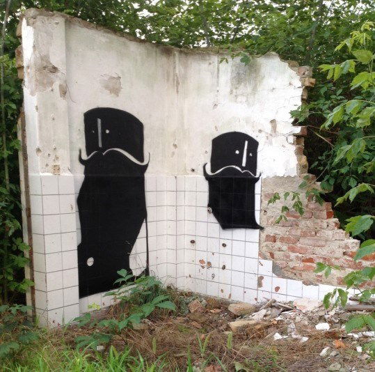 Graffiti Wall in Budapest - Photo by dirtyartterror - Musztafa (2016)