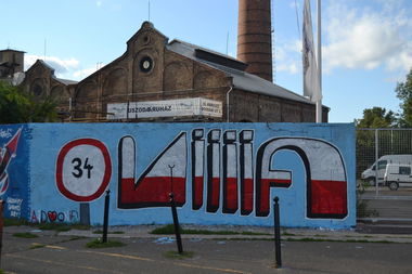 Graffiti Wall in Budapest - Photo by dirtyartterror - onif, dat, rhl (2017)