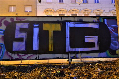 Graffiti Wall in Szeged - Photo by dirtyartterror - shitg, sitg, dat (2015)