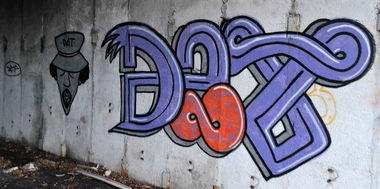 Graffiti Bombing - Photo by dirtyartterror - dat, dogg, hungary (2016)
