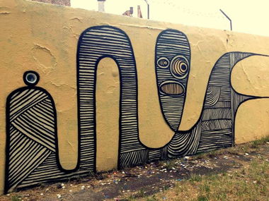 Graffiti Wall - Photo by dirtyartterror - inof, budapest, hungary (2014)
