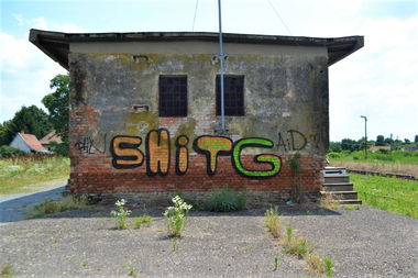 Graffiti Bombing - Photo by dirtyartterror - shitg, csongrád, hungary (2016)