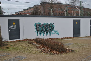 Graffiti Bombing in Kassel - Photo by discodisco - Baron, Noks34, T34