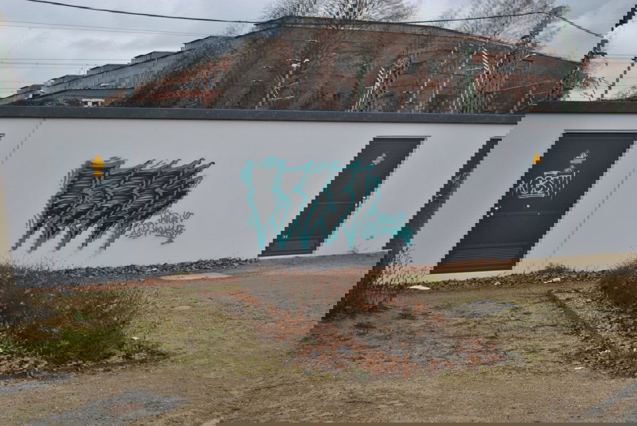 Graffiti Bombing in Kassel - Photo by discodisco - Baron, Noks34, T34