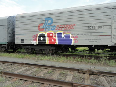 Graffiti Train - Photo by disma_ovosch - fr8, freight, ???? (2013)