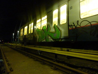Graffiti Train - Photo by dkone