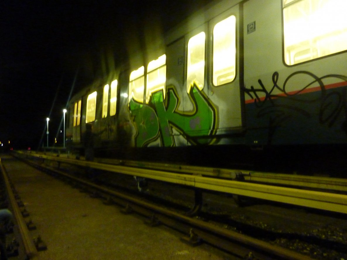 Graffiti Train - Photo by dkone