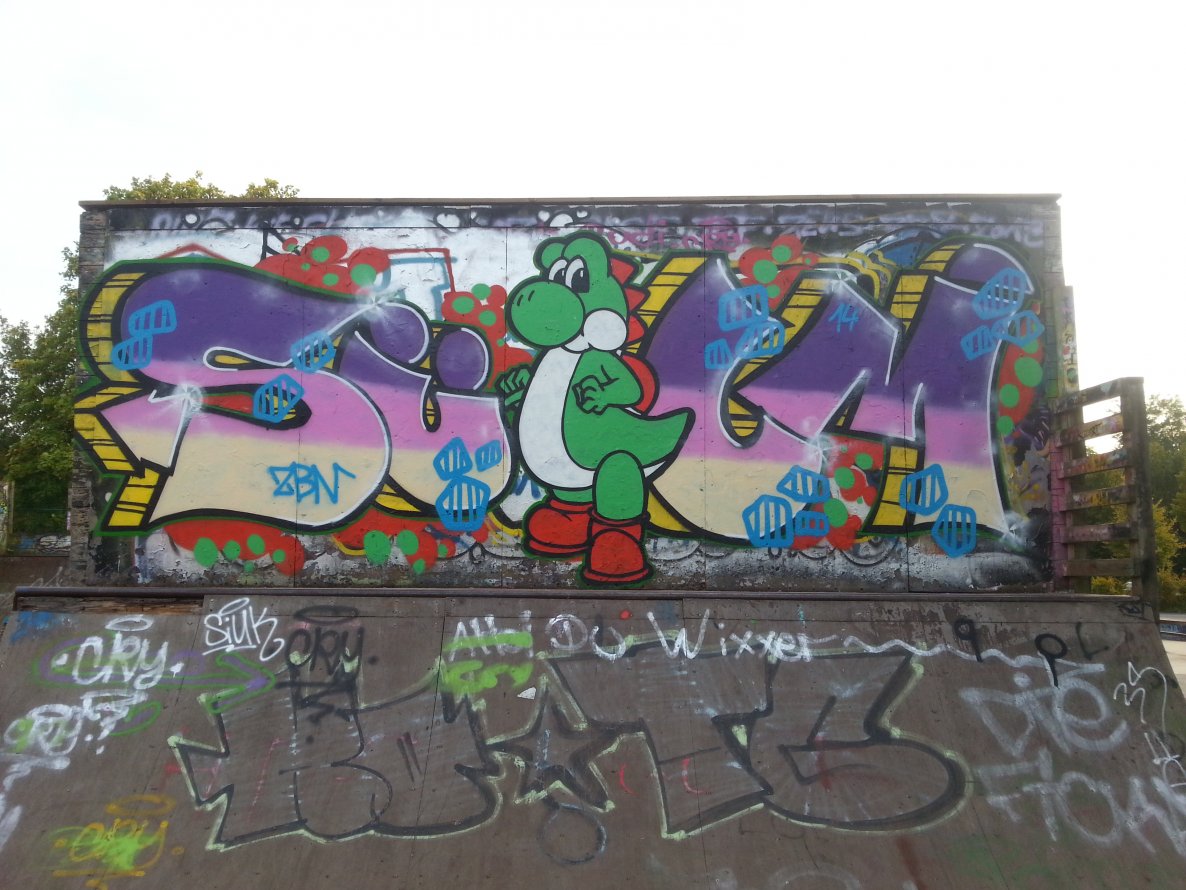 Graffiti Wall - Photo by dkone