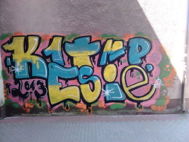 Graffiti Wall in WWA - Photo by dobry_koles - ketip, isme, legal