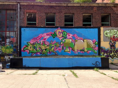 Graffiti Wall in Magdeburg - Photo by docThor - Opst, Thor, HCR