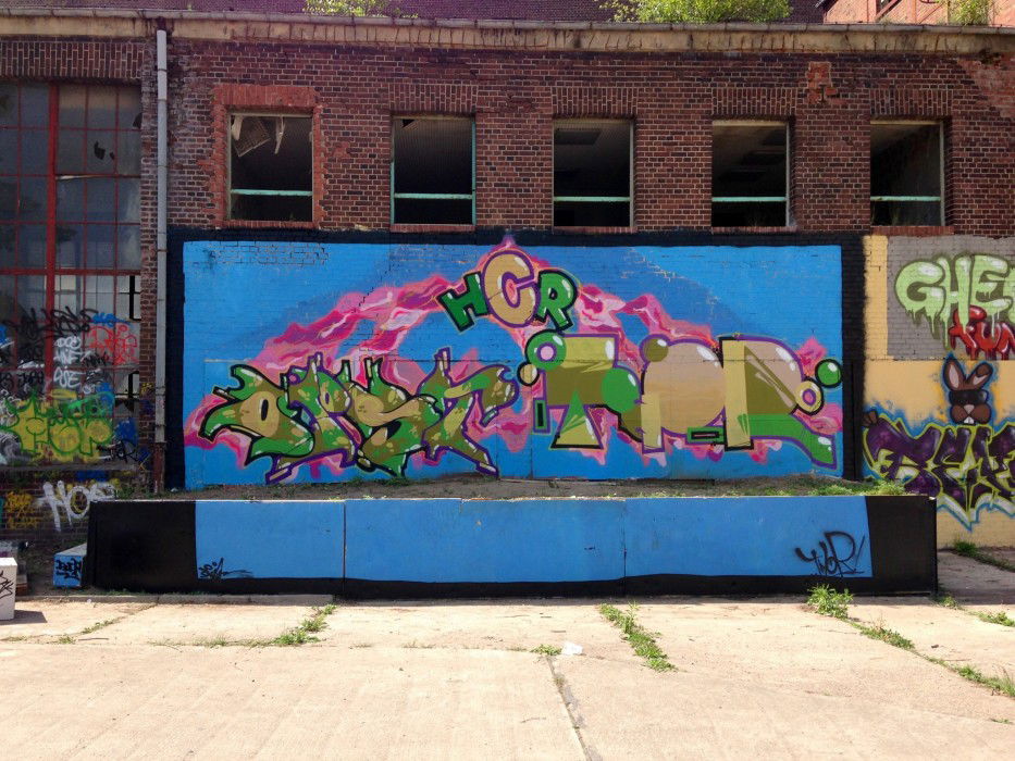 Graffiti Wall in Magdeburg - Photo by docThor - Opst, Thor, HCR