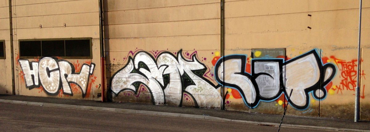 Graffiti Bombing in Germany - Photo by docThor - HCR, 3M, SAP