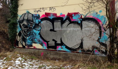 Graffiti Bombing in Germany - Photo by docThor - zart, Thor (2013)
