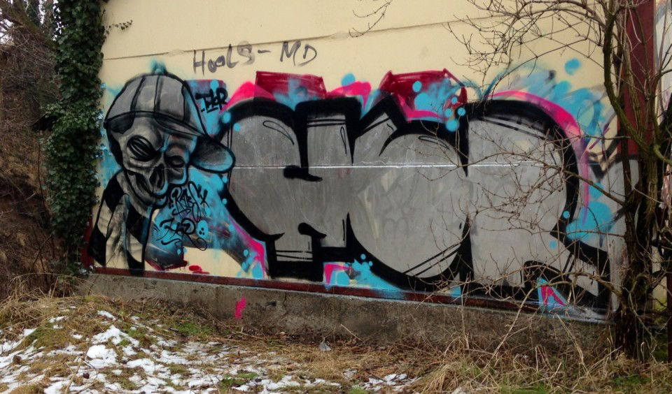 Graffiti Bombing in Germany - Photo by docThor - zart, Thor (2013)