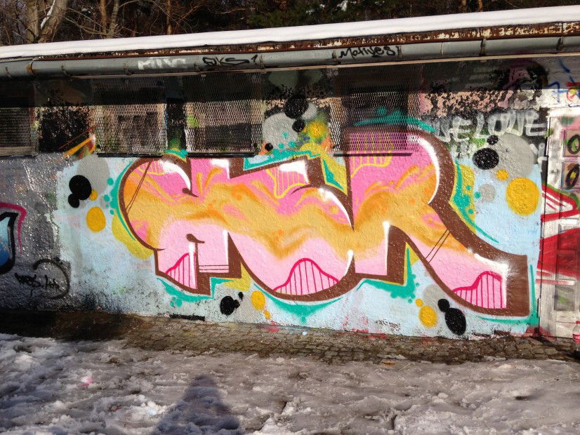 Graffiti Wall in Germany - Photo by docThor - Thor, HCR (2013)