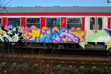Graffiti Train - Photo by docThor - Thor, HCR (2014)