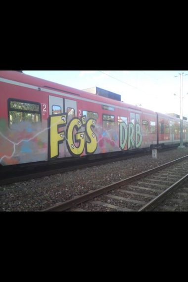 Graffiti Train - Photo by dogtowner - fg's, drb