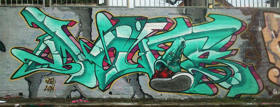 Graffiti Wall in Opava - Photo by doits