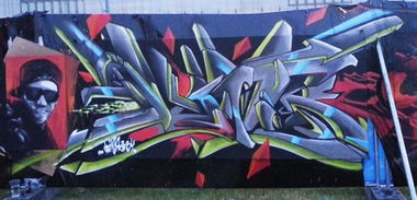 Graffiti Wall in Ostrava - Photo by doits