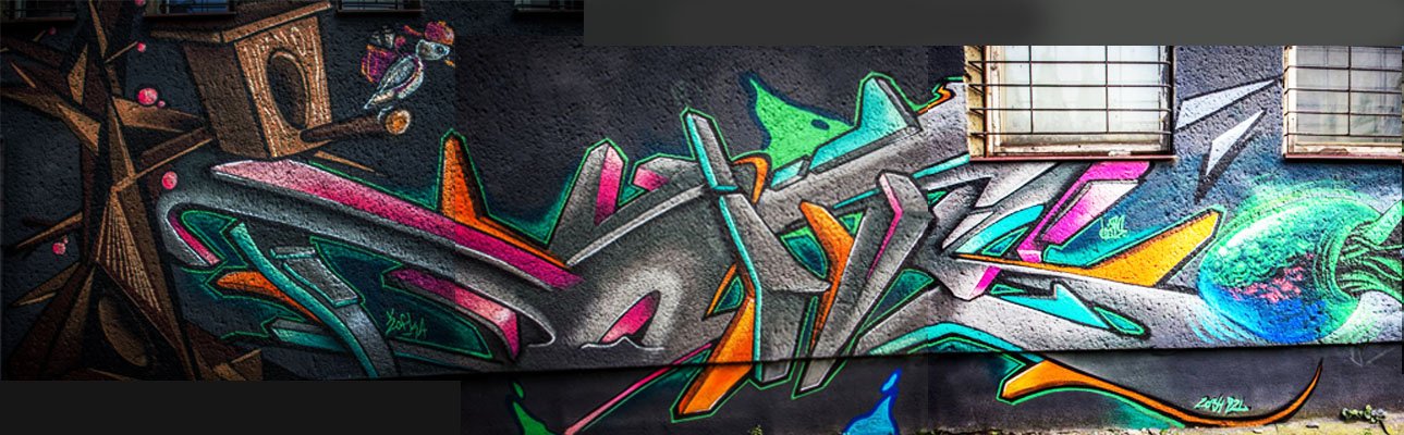 Graffiti Wall in Bolatice - Photo by doits