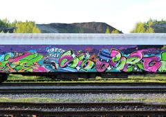 Graffiti Train - Photo by doits