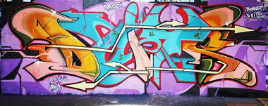 Graffiti Wall in Brussel - Photo by doits (2017)