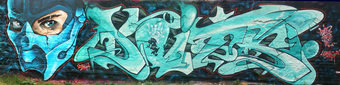 Graffiti Wall in Leipzig - Photo by doits