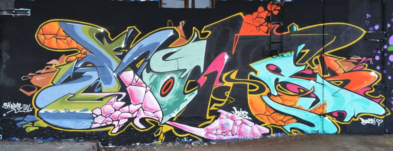 Graffiti Wall in Mělník - Photo by doits (2017)