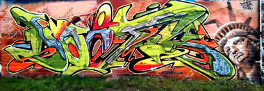 Graffiti Wall in Lipsko - Photo by doits (2016)