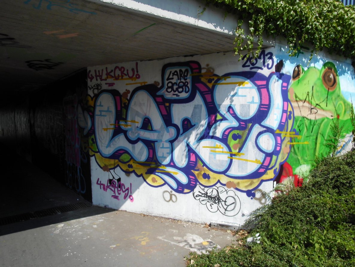 Graffiti Wall in Freiburg - Photo by dolores - lare