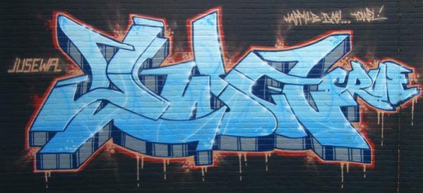 Graffiti Wall in Hamburg - Photo by doppeldee - juse781, ewa