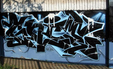 Graffiti Wall in Lüneburg - Photo by doppeldee - juse781, g.nie, ewa (2012)