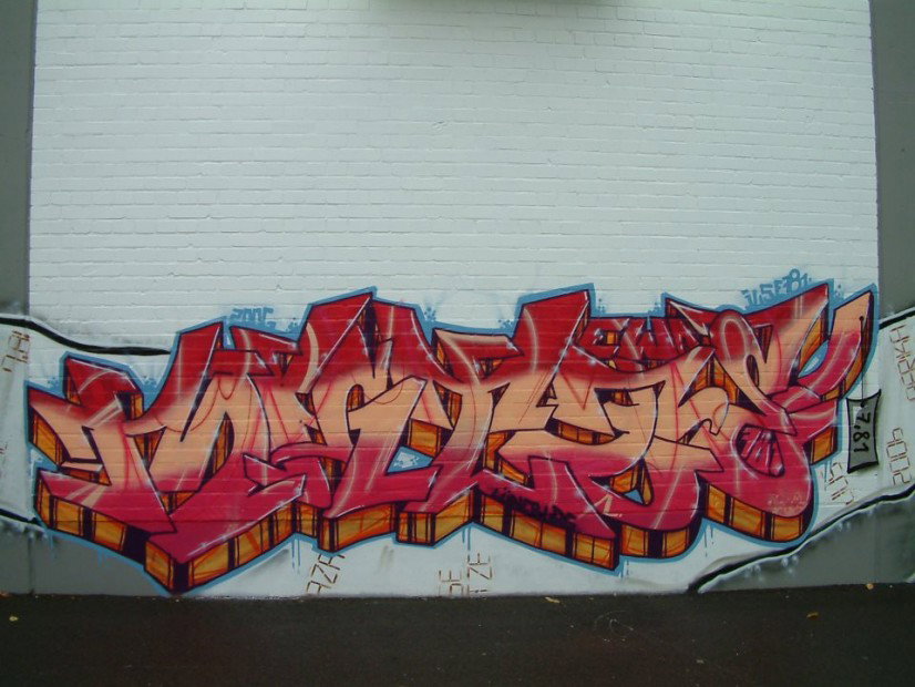 Graffiti Wall in Kiel - Photo by doppeldee - juse781 (2006)