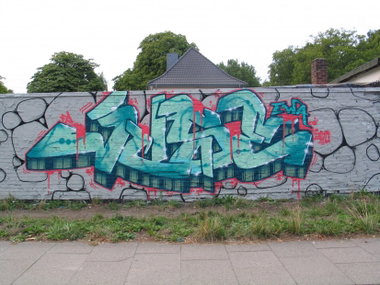Graffiti Wall in Hamburg - Photo by doppeldee - juse781, ewa, fp (2013)