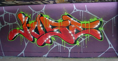 Graffiti Wall in Hamburg - Photo by doppeldee - juse781, ewa, fp (2014)