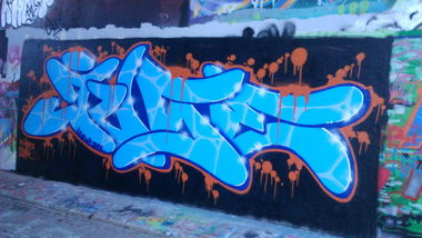 Graffiti Wall in Amsterdam - Photo by doppeldee - juse781, ewacrew, amsterdam (2014)