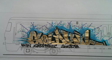 Graffiti Sketch - Photo by doppeldee - Juse781 (2016)