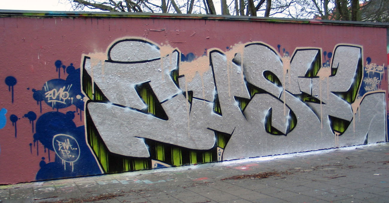Graffiti Wall in Malmö - Photo by doppeldee - juse781, ewacrew, fp (2016)