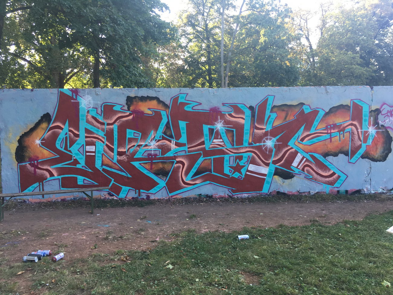 Graffiti Wall in Bonn - Photo by dosenravioli - bonn, erst, legal