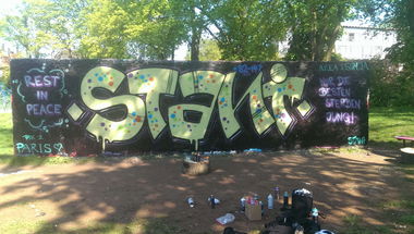 Graffiti Wall in Bonn - Photo by dosenravioli - bonn, stani, restinpeace