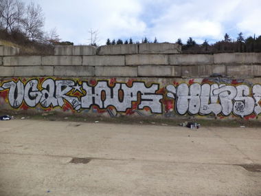 Graffiti Wall in Yalta - Photo by doser - dose, ugar, jays (2013)