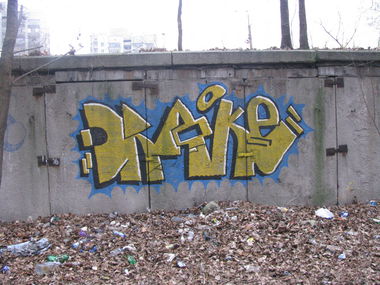 Graffiti Bombing in Dnipropetrovs'k - Photo by drake - drake (2013)