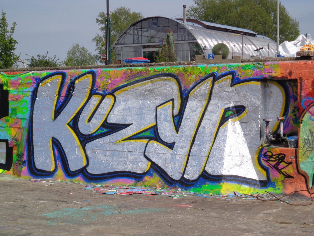 Graffiti Wall - Photo by dreadlooks