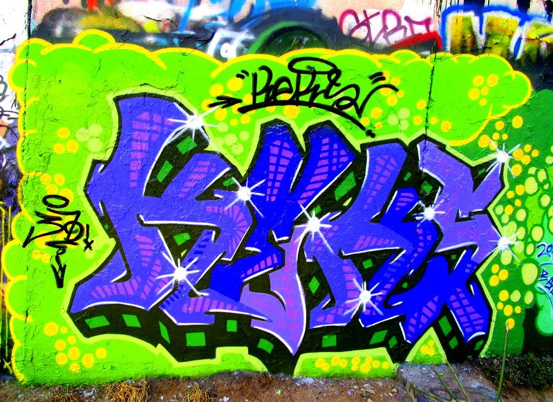 Graffiti Wall in Berlin - Photo by dreisieben - Keks, 37er, Keks37 (2014)