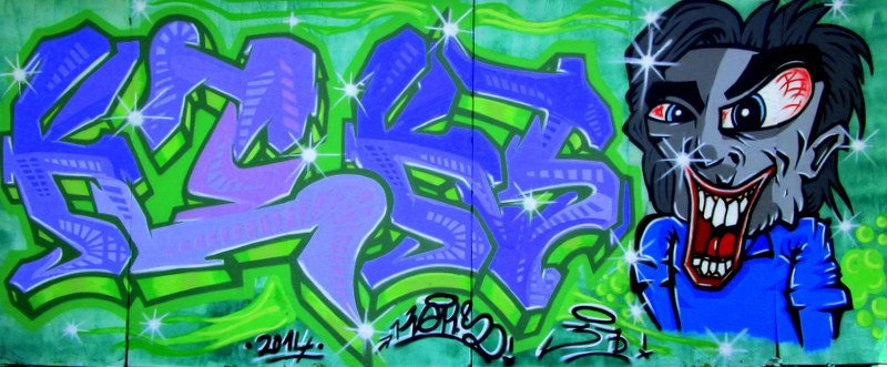 Graffiti Wall - Photo by dreisieben - Keks, 37er (2014)